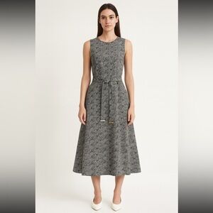 Calvin Klein Charcoal Midi Dress